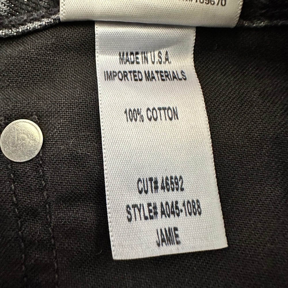AGOLDE Jamie Jeans Charcoal Grey Wash Straight Leg Denim Womens Size Unknown - Picture 5 of 8